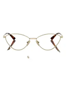 Очки в оправе 'кошачий глаз' Vogue, золотистый