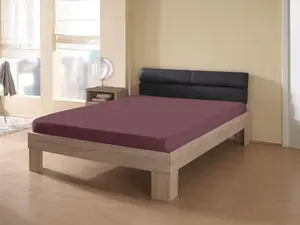 КУМ простыня "Frotte стрейч-простыня" KUM 180-200х200 см, 1 шт., цвет rubin