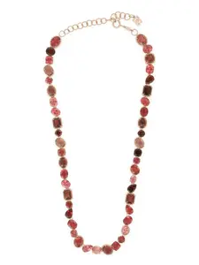 Колье Anna из красного золота с турмалином DOLCE & GABBANA, золотой