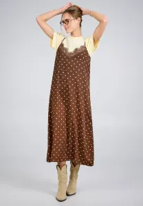 Платье а-силуэта alma Oh April, Cocoa Dust Polkadot