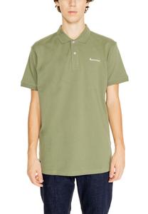 Поло Aquascutum на пуговицах, зеленый