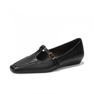 Будто ступая по ровной земле, туфли Мэри Джейн женские Bamiti, Black