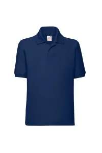 Рубашка поло из пике 65/35 Fruit of the Loom, зеленый