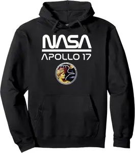 Худи NASA Apollo № 17, черное