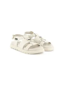 Сандалии с аппликацией Choupette KARL LAGERFELD KIDS, нейтральный