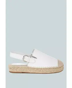 Женские эспадрильи Azula из натуральной кожи Rag & Co, белый