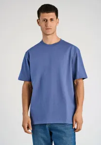 Футболка с круглым вырезом, свободного кроя, базовая футболка Lindbergh, Indigo Blue