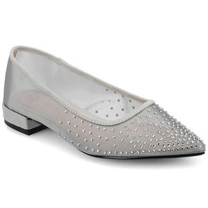 Удобные вечерние балетки Gracelynn с острым носком для женщин Journee, Silver