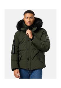 Зимняя куртка Халваар STONE HARBOUR, цвет Olive Mit Schwarzem Fell