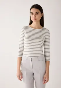 Эластичный топ с длинными рукавами и рукавами 3/4 More & More, Offwhite/Grey