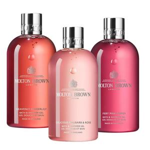 Гель для душа bodywash trio floral aromatic vorteilsset Molton Brown, объем 3x 300мл