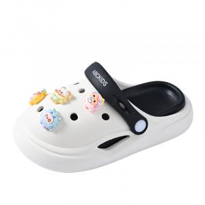 Тапочки детские противоскользящие ABC KIDS, белый/черный