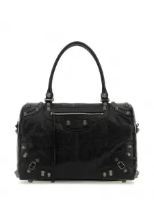 Дорожная сумка Le Cagole среднего размера BALENCIAGA, черный