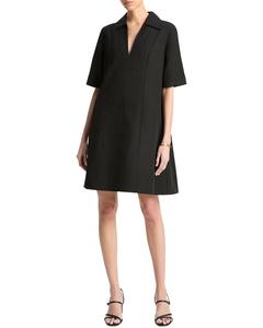 Короткое платье-трапеция Vince Vince, черный