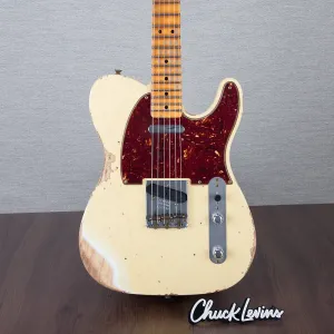 Гитара Fender Custom Shop 52 Telecaster Heavy Relic - Выцветший винтажный белый - CHUCKSCLUSIVE - #R127109