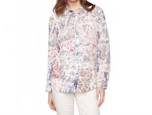 Рубашка с принтом на пуговицах в рамке Charlie B, Frame