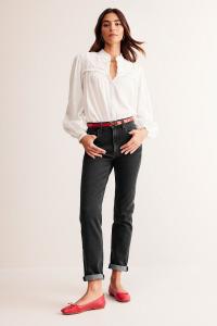 Джинсы для девочек Boden, черный