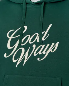 Мужская худи с вышивкой Green Coast, зеленый