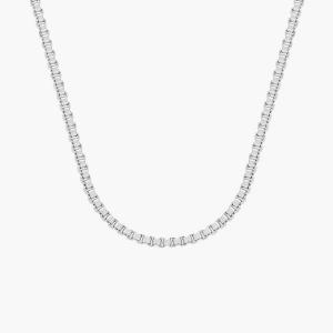 18-дюймовое ожерелье из цепочки-коробки из стерлингового серебра (1 мм) Blue Nile