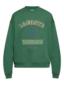 Толстовка с вышивкой Heritage Lacoste, зеленый