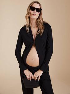 Топ Erica Maternity из ткани Ecovero Isabella Oliver, Caviar Black