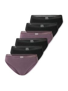 Трусы Schiesser, цвет schwarz/lila