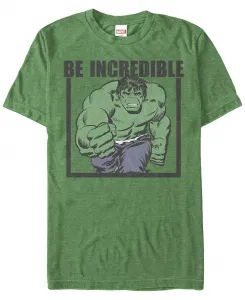 Футболка с коротким рукавом Marvel Men's Comic Collection Classic The Hulk Be Incredible Fifth Sun, зеленый