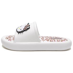 Тихие, нескользящие, устойчивые к запахам тапочки-слайды для женщин TZLDN, Coffee Hello Kitty