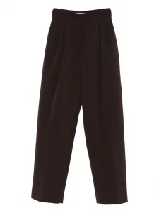 Брюки с застежкой на пуговицах The Frankie Shop, коричневый