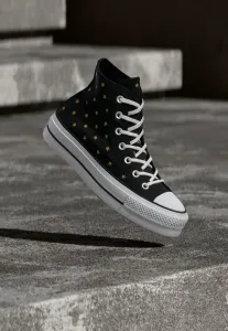 Кроссовки chuck taylor all star lift hightop Converse, Black/Honey Stick/White