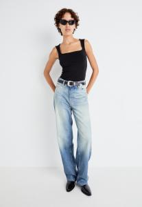 Джинсы свободного кроя RAIL MID LOOSE Weekday, синий