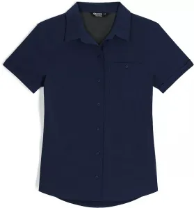 Мужская солнцезащитная рубашка с коротким рукавом Outdoor Research Astroman, цвет Cenote