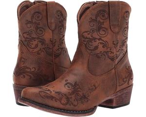 Ботинки Roper Short Stuff, цвет Vintage Cognac Faux Leather