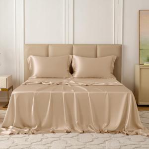 THXSILK Комплект постельного белья THXSILK из натурального шелка тутового дерева 22 momme Champagne