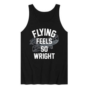 Мужская майка Flying Feels So Wright Licensed Character