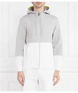 Обвисшая толстовка Regular fit Boss Green, серый