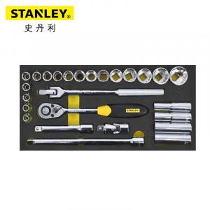 Набор держателей инструментов STANLEYEVA - 27 шт., серия 1/2" Торцевая головка 12-угловая 90-046-23