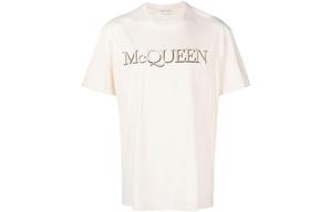 Футболка мужская бежевая Alexander McQueen