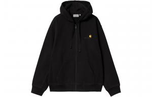 Carhartt WIP Американская худи с принтом, Black