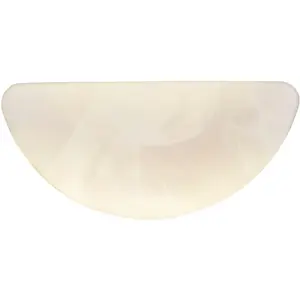 REALITY Leuchten LED Настенный светильник UMBRIA, LED лампа из пластика, 4000K холодный белый свет LED-панель 1 шт. Холодный белый 9 Вт 1200 люмен, настенная или потолочная лампа, В/Ш/Г: 25,5 x 3,5 x 11,5 см Reality Leuchten, Weiß-alabaster