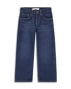 Детские джинсы прямого кроя 555 свободного кроя - для малышей Levi'S, синий