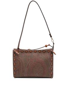 Сумка через плечо ETRO с принтом пейсли, коричневый
