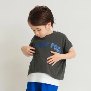 Футболка в университетском стиле с французскими рукавами Branshes, цвет Charcoal Gray