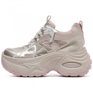 Низкие массивные кроссовки женские ST&SAT, Beige