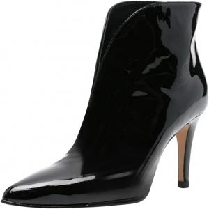 Женские ботильоны FOWT V-образного выреза с заостренным носком, клетчатые, на шпильке, на молнии, модные осенне-зимние, размеры 4-16 US, Pure Black