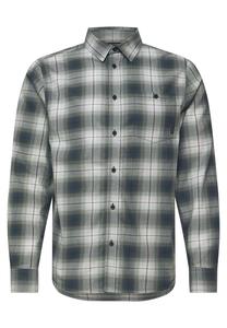 Street One MEN Рубашка на пуговицах Regular fit в пастельно-зеленом цвете, Mottled Green