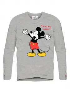 Топ с принтом Mc2 Saint Barth Kids, серый