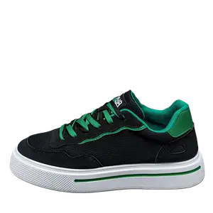 TAFN Дышащие низкие скейтерские кроссовки мужские бело-черные, цвет Black