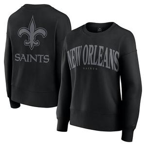 Женский черный свитшот New Orleans Saints Elements Fanatics