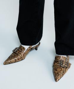 Мюли с заостренными концами и поясом Jeanasis, цвет Other Beige Colors(10)